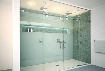 Frameless shower doors