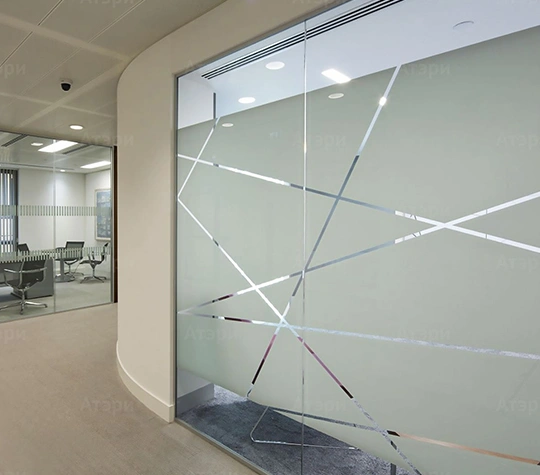 Frosted Glass Partitions in Homestead