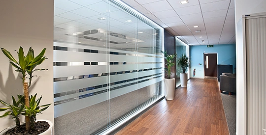 Glass Wall Partitions Collar Ridge