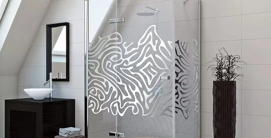 Textured Glass Shower Doors in Homestead